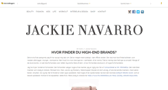 Desktop Screenshot of jackienavarro.dk
